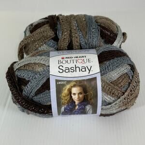 Red Heart Multicolor Metallic Boutique Sashay Team Spirit Yarn